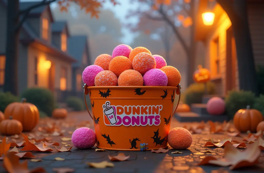 Dunkin' Donuts Halloween Munchkins Bucket: A Seasonal Treat for Halloween 2024