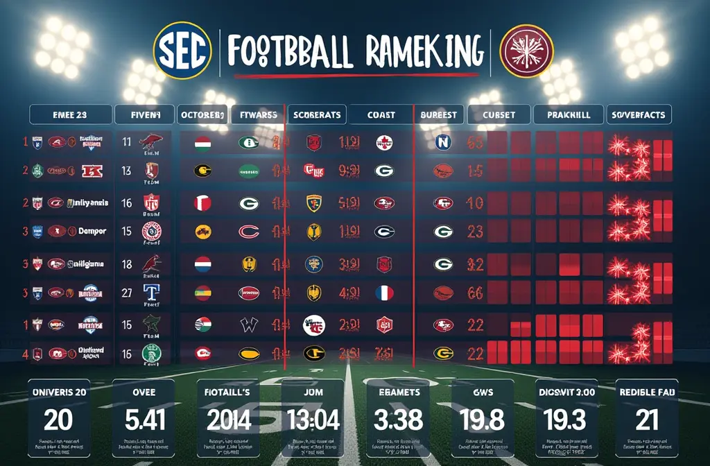 SEC Rankings 2024: A Comprehensive Analysis of College Football's Top Teams